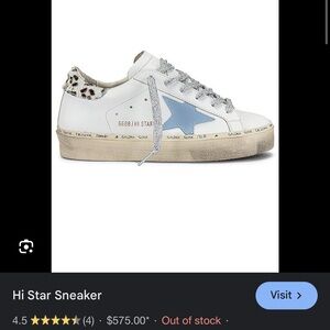 golden goose hi star sneakers!
